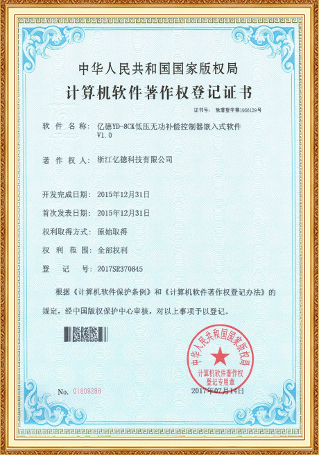 Certificate Of Honor