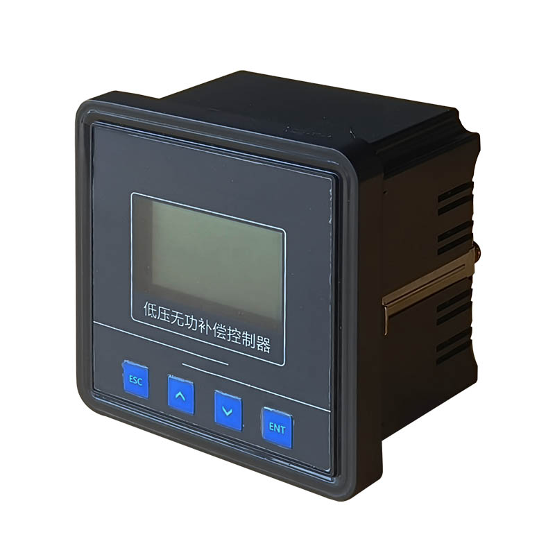 How can an intelligent reactive power compensation controller improve the energy efficiency and stability of low-voltage power distribution systems through precise regulation?